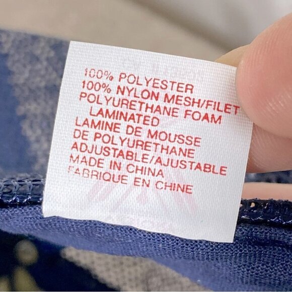 Vintage Navy Blue Loomis Snap Back Mesh Back Trucker Style Hat - Picture 8 of 13